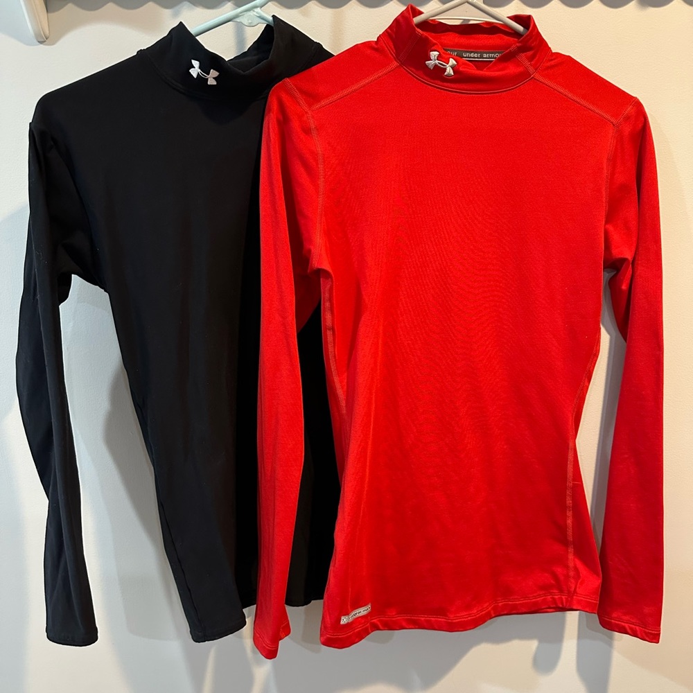 Two Under armour Thermal Turtle Necks